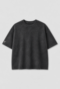 CAMISETA OVERSIZED LISA - PRETO MARMORIZADO