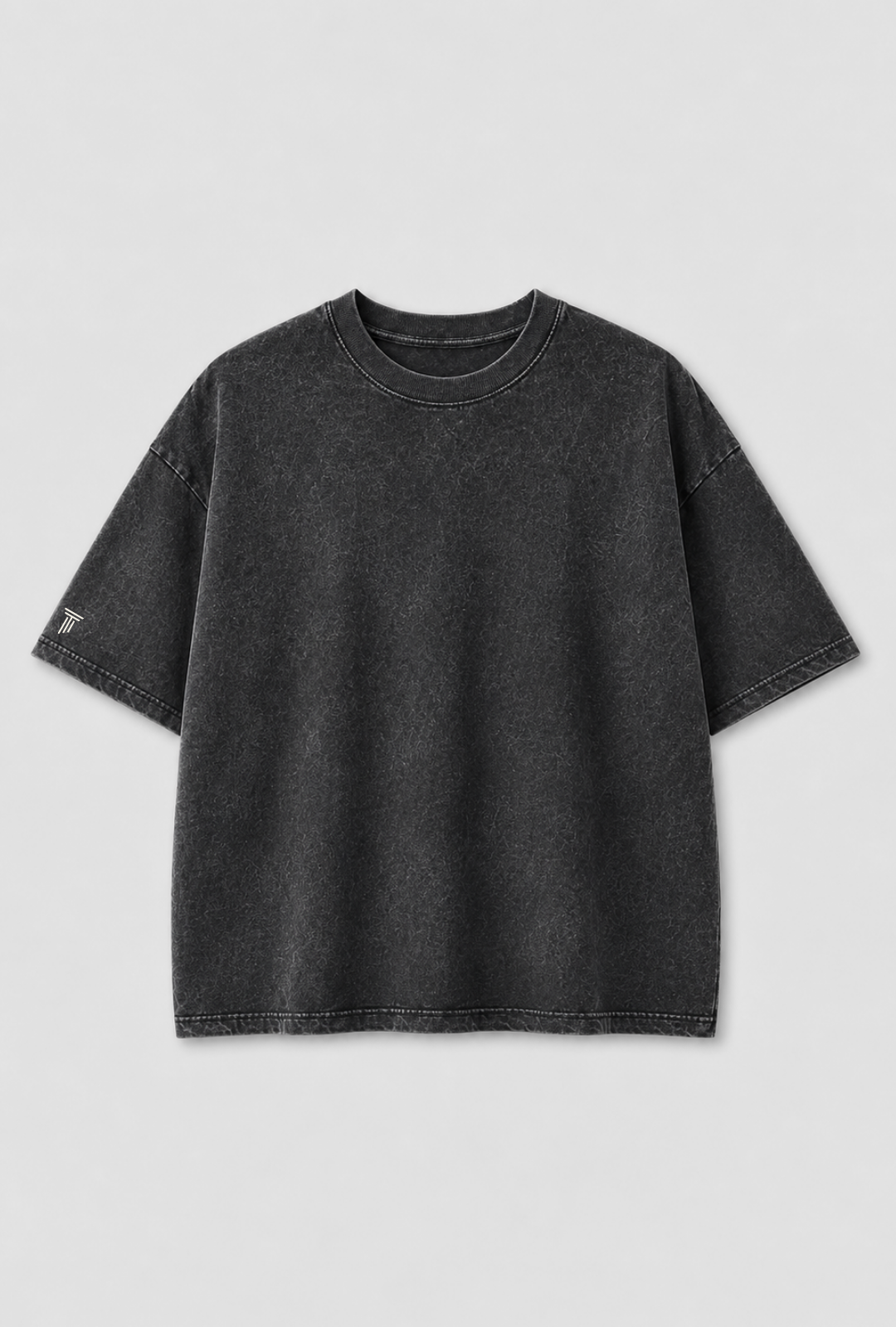 CAMISETA OVERSIZED LISA - PRETO MARMORIZADO