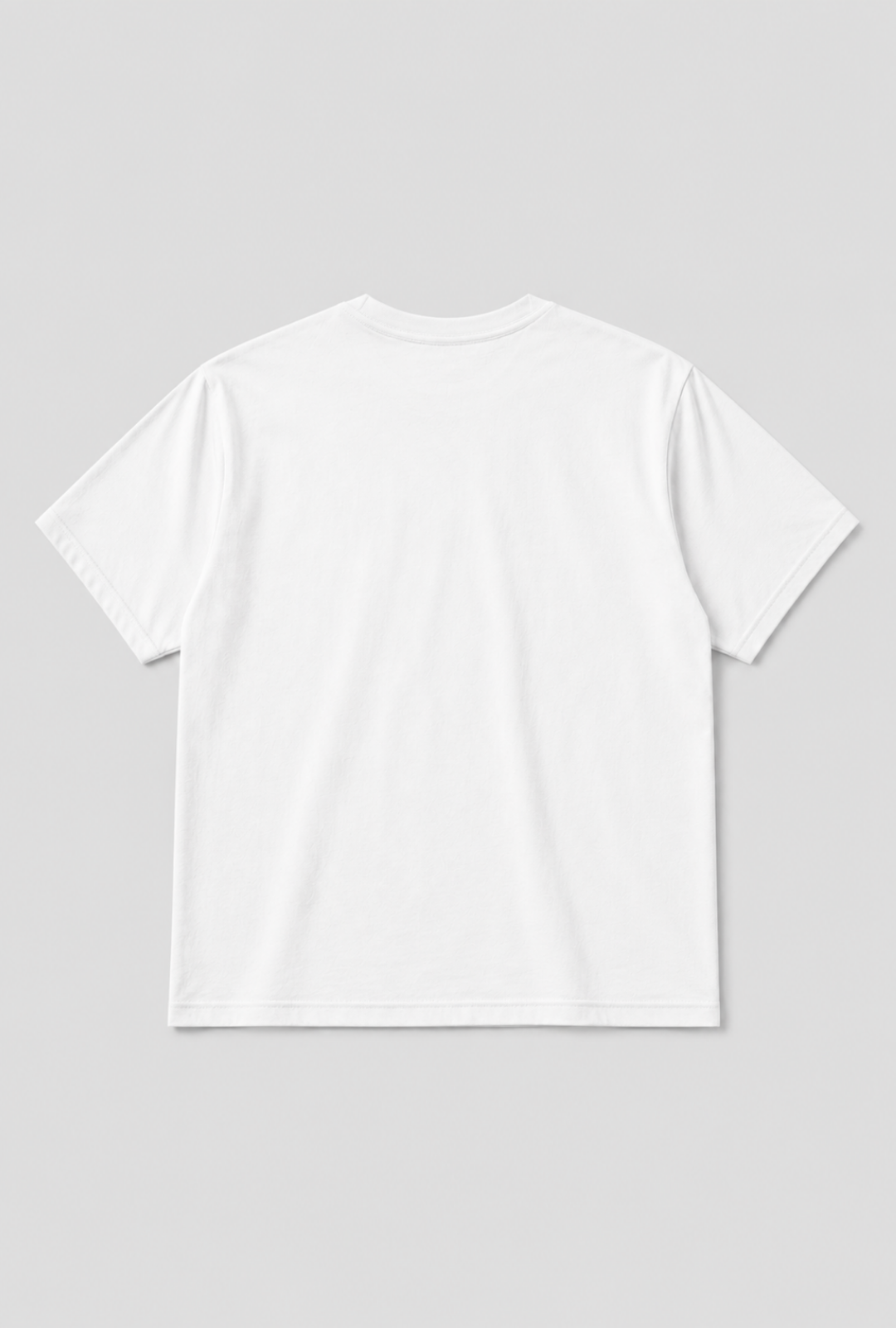 CAMISETA REGULAR LISA - BRANCO