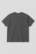 CAMISETA REGULAR LISA - CINZA ESTONADO