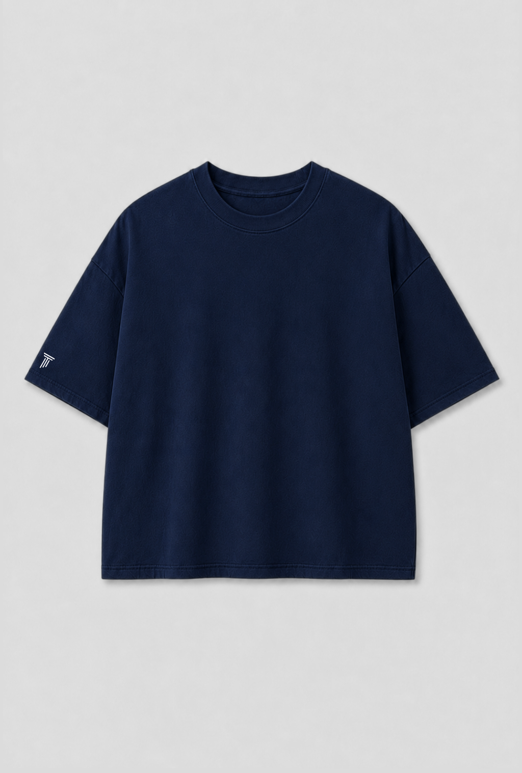 CAMISETA BOXY LISA - AZUL MARINHO