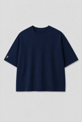 CAMISETA BOXY LISA - AZUL MARINHO