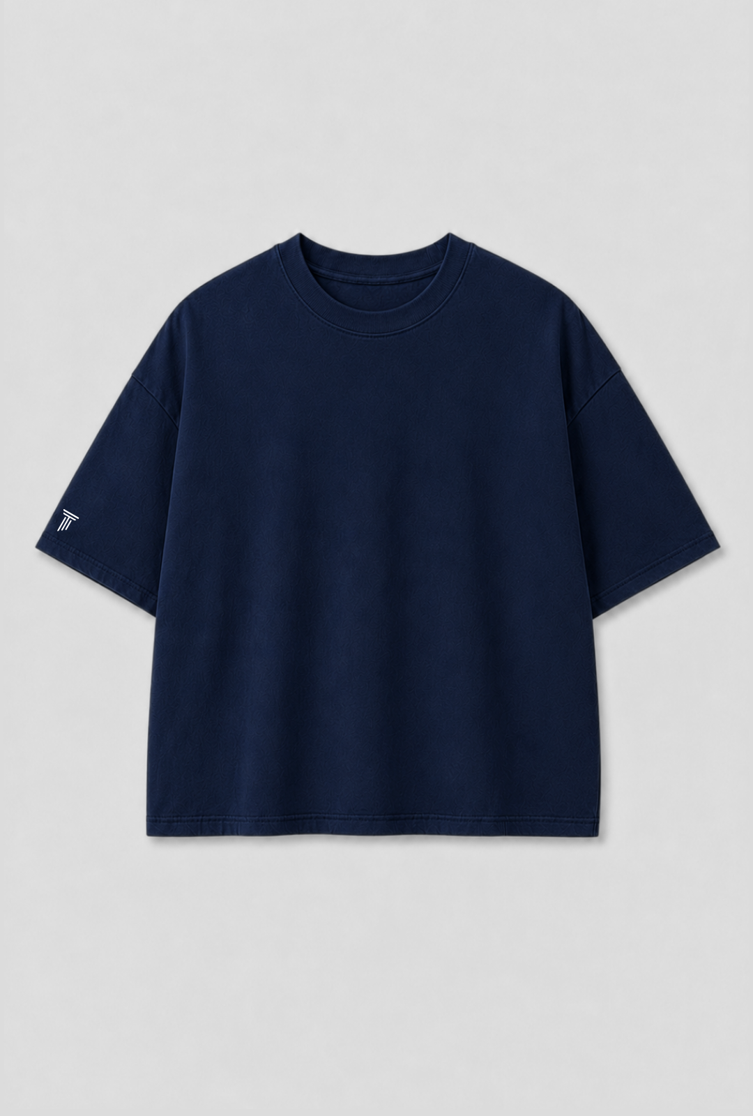 CAMISETA BOXY LISA - AZUL MARINHO