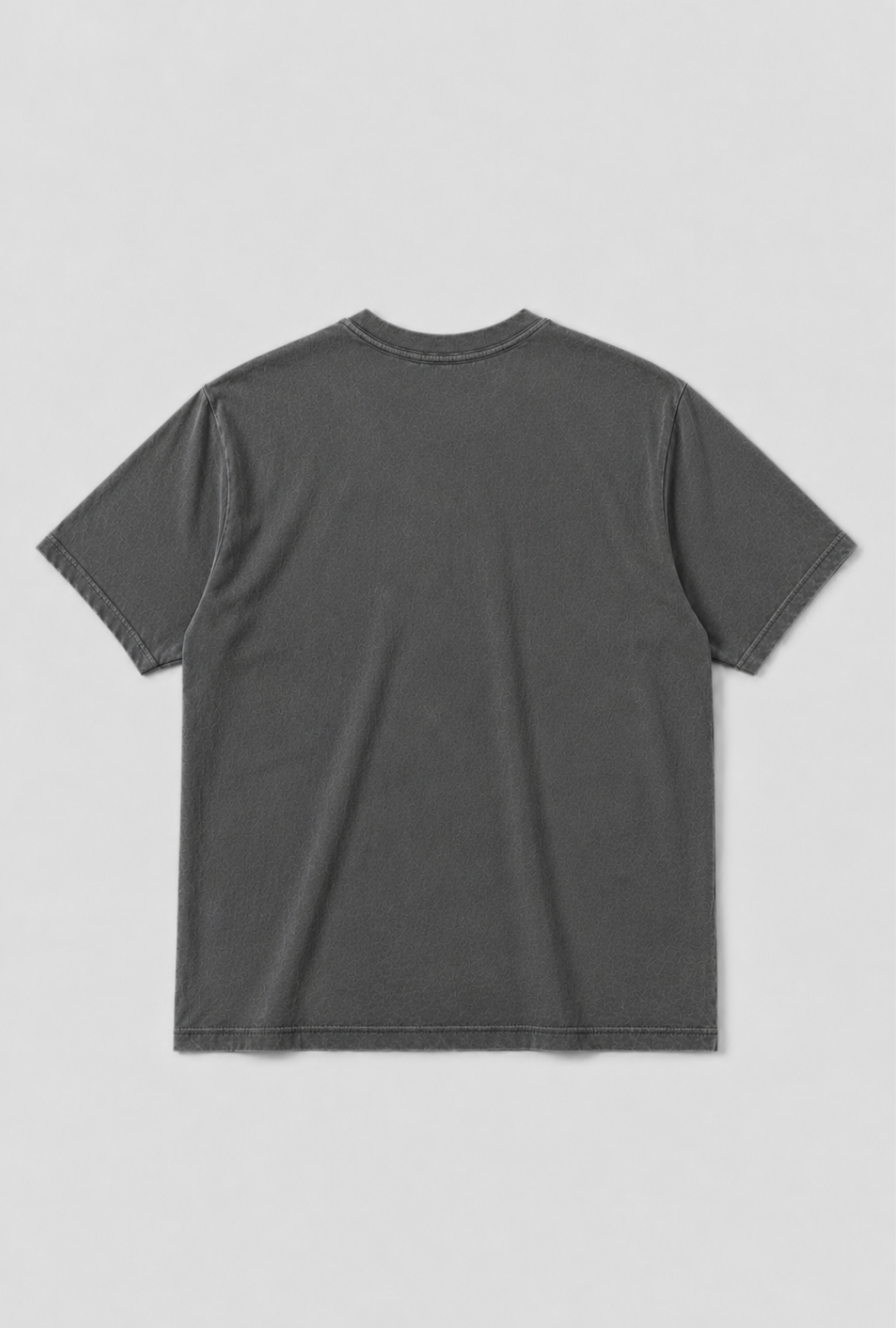CAMISETA REGULAR LISA - CINZA ESTONADO