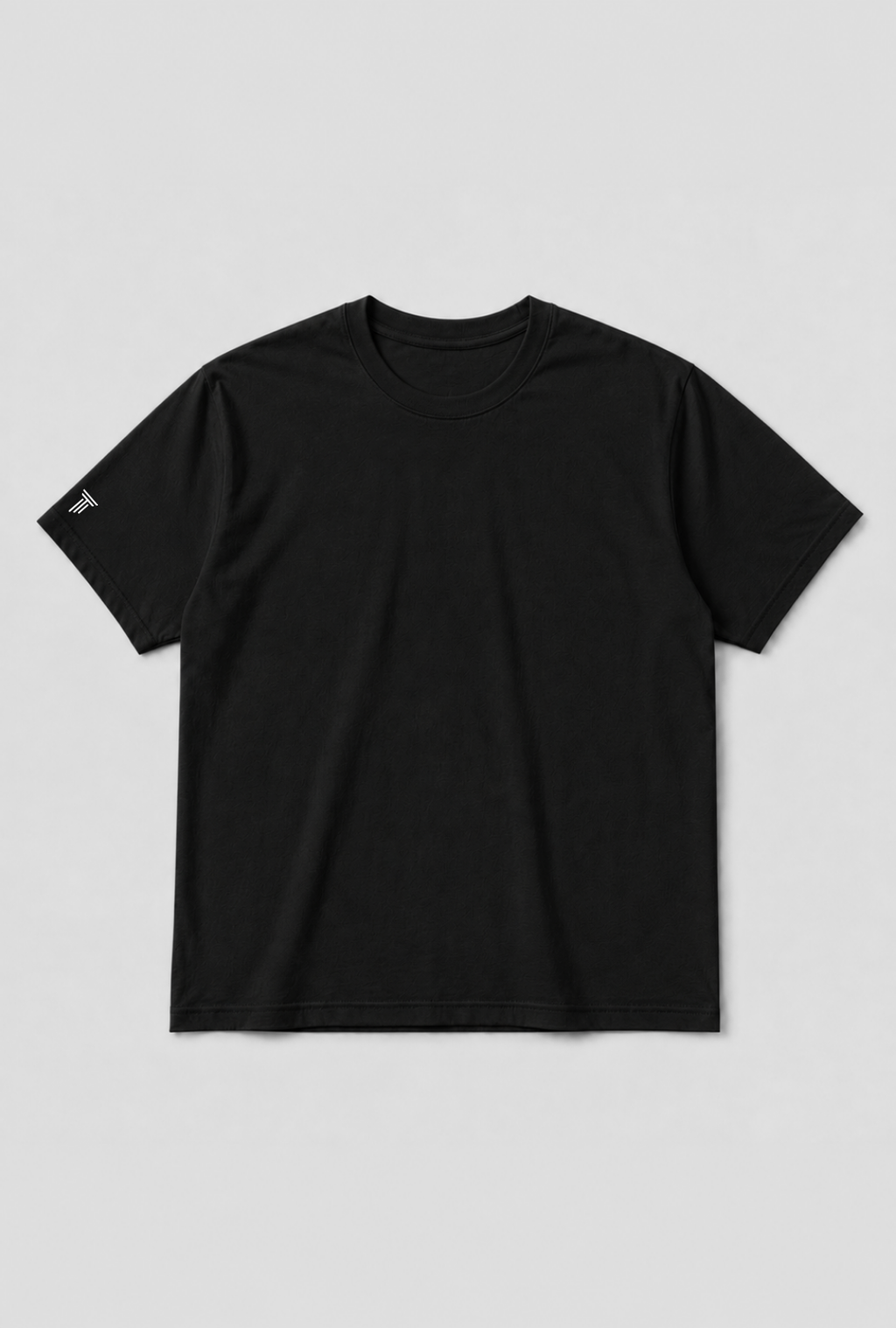CAMISETA REGULAR LISA - PRETO