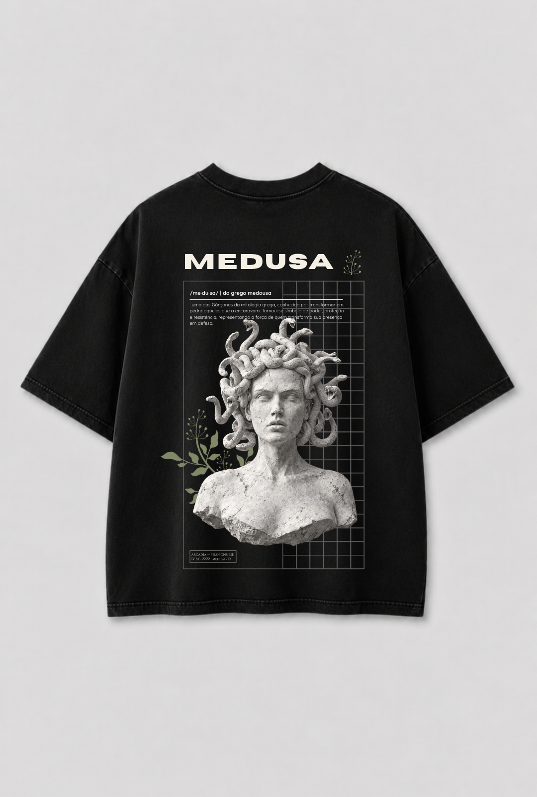 CAMISETA OVERSIZED MEDUSA